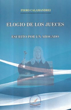 ELOGIO DE LOS JUECES. ESCRITO POR UN ABOGADO