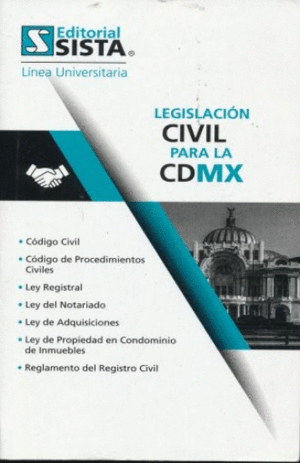 LEGISLACION CIVIL PARA LA CIUDAD DE MEXICO