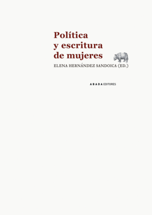 POLITICA Y ESCRITURA DE MUJERES