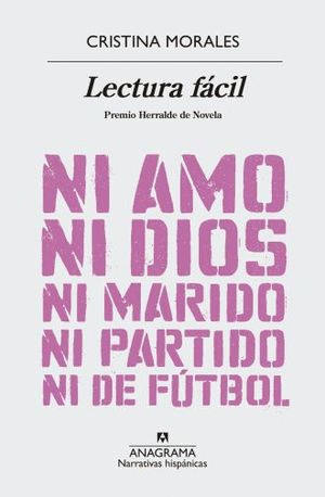 LECTURA FACIL. NI AMO NI DIOS NI MARIDO NI PARTIDO NI DE FUTBOL