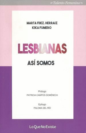 LESBIANAS. ASI SOMOS