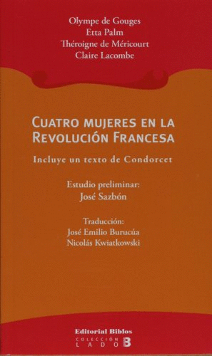 CUATRO MUJERES EN LA REVOLUCION FRANCESA.