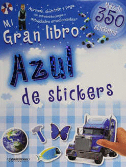 GRAN LIBRO AZUL DE STICKERS, MI